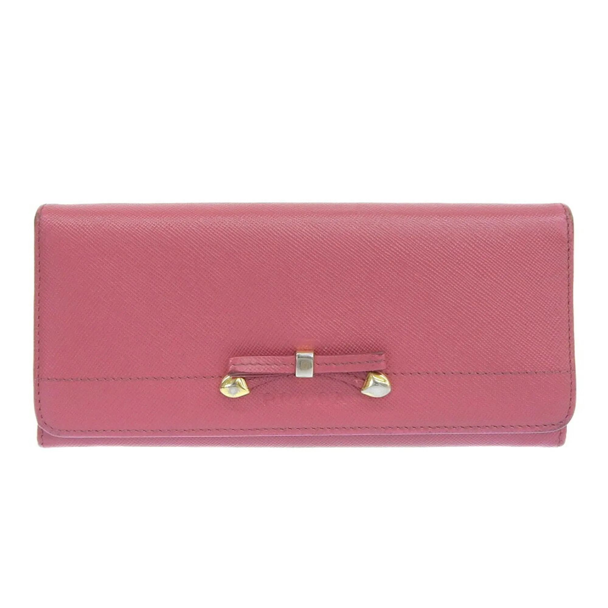 Prada Ribbon Pink Leather Accessories