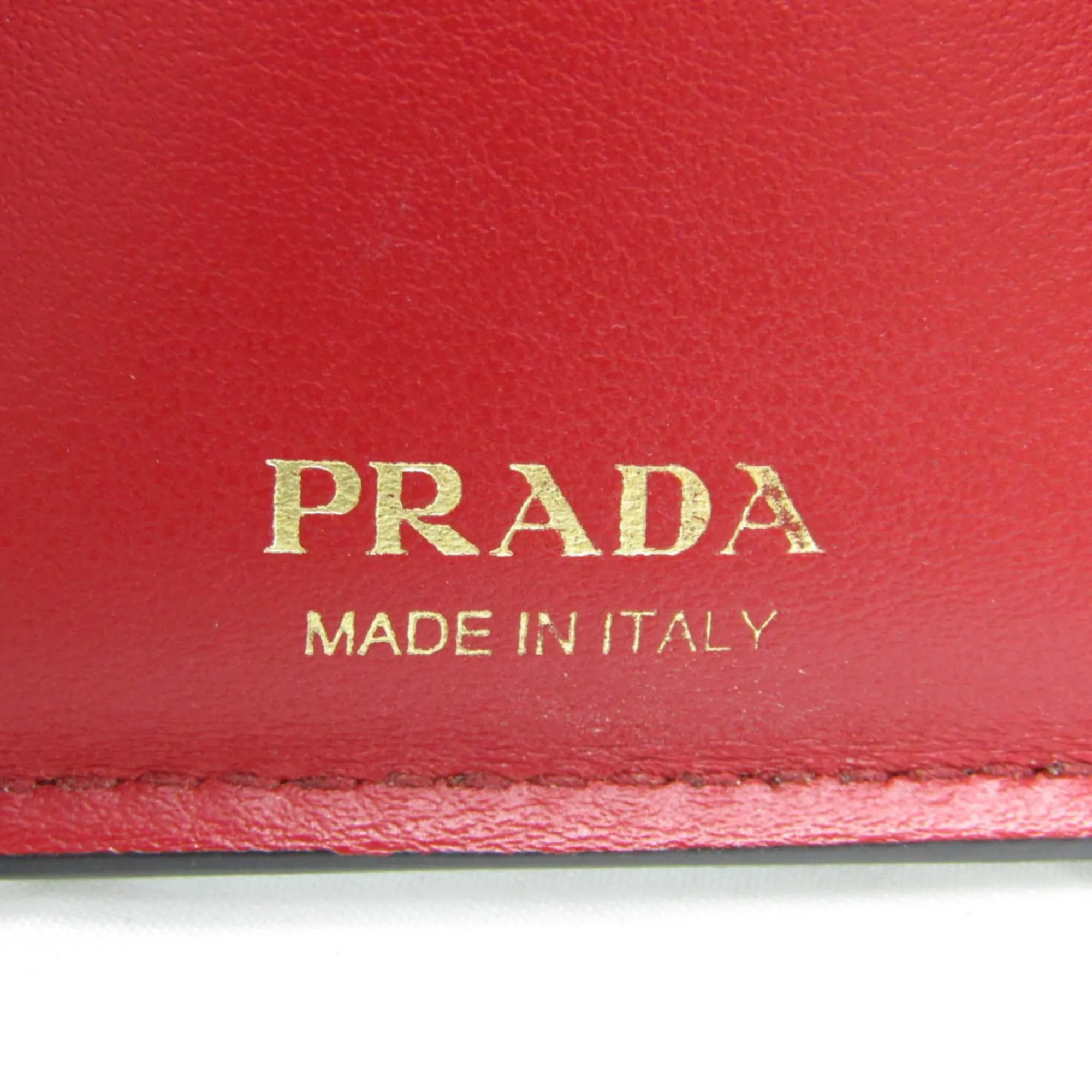 Prada Saffiano Black Leather Accessories