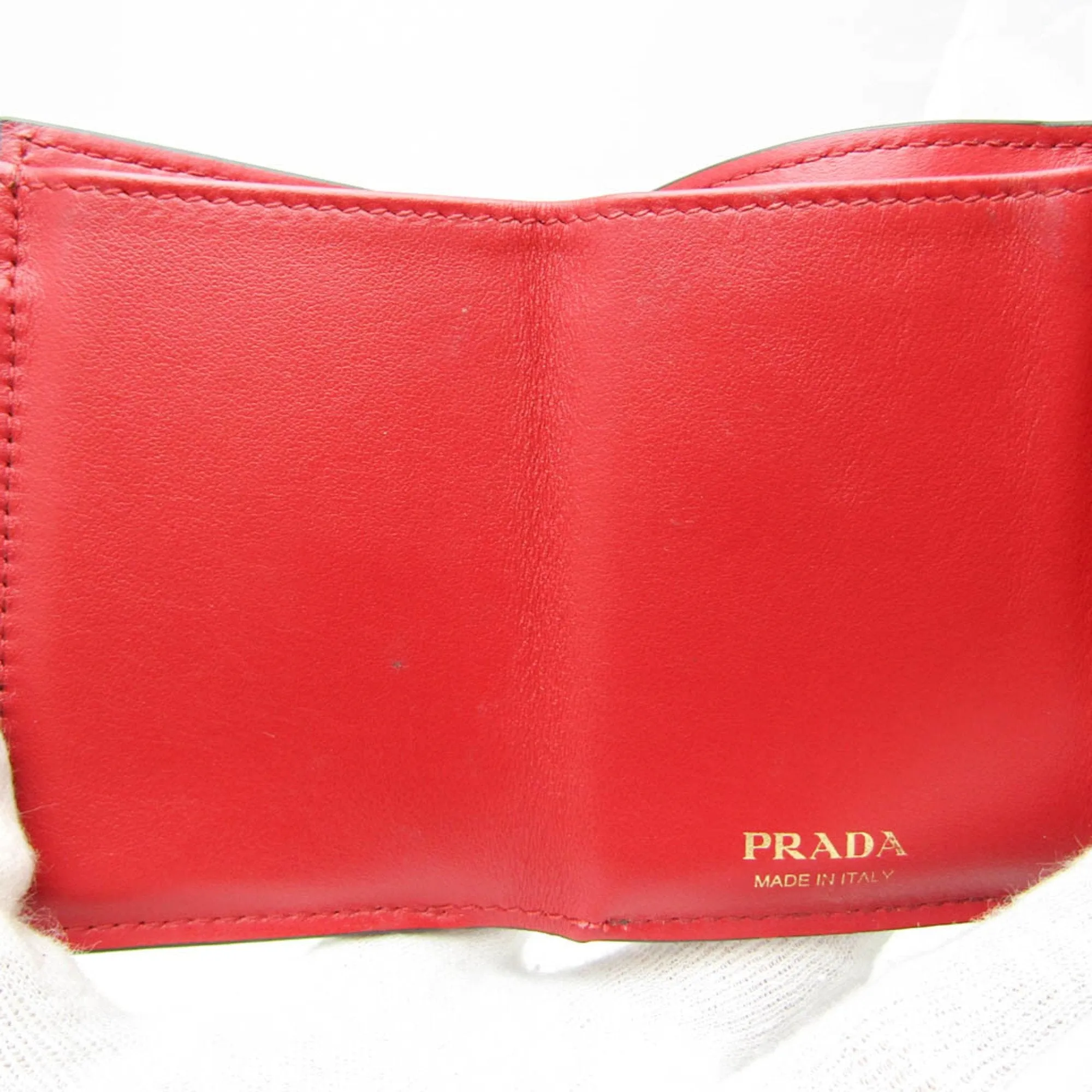 Prada Saffiano Black Leather Accessories