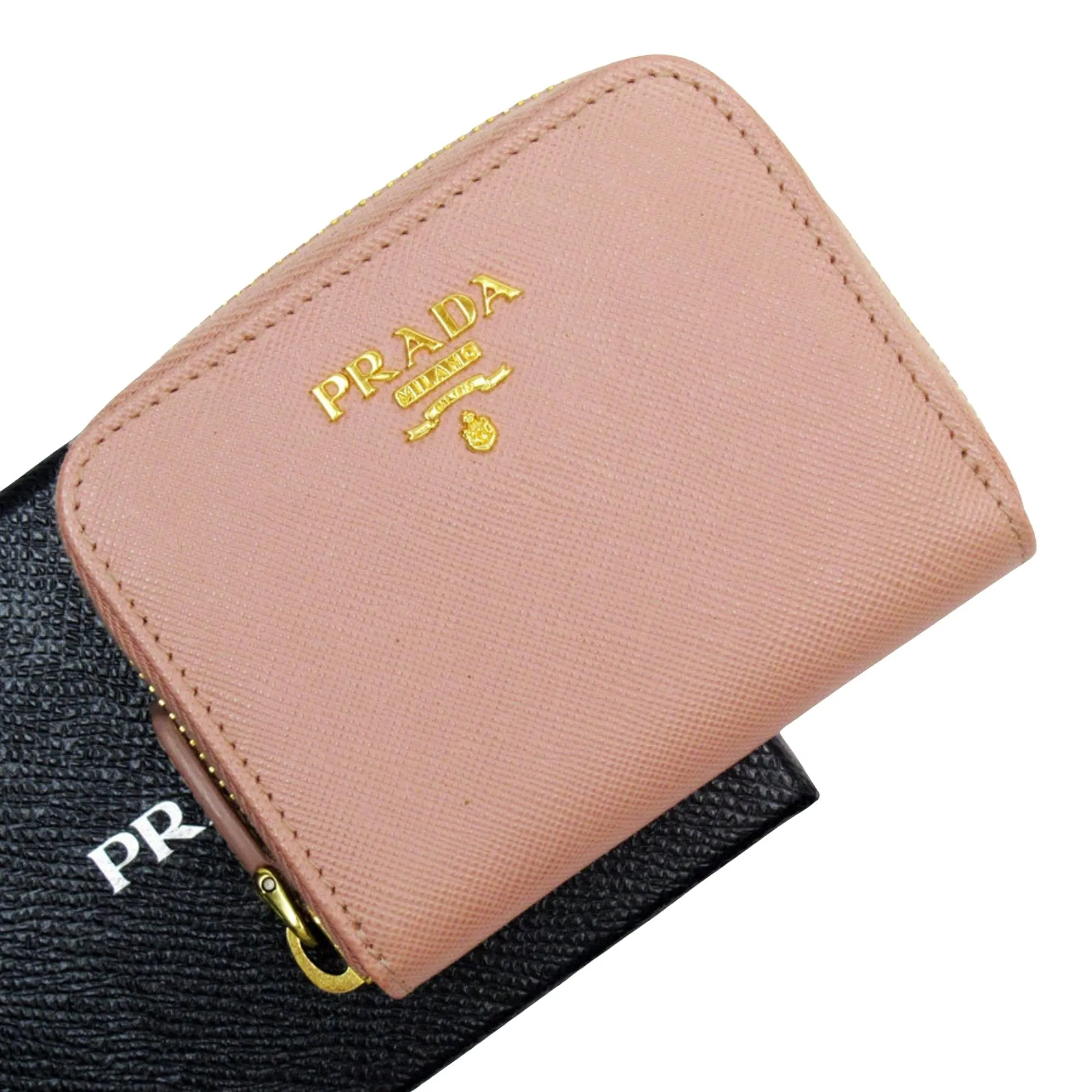 Prada Saffiano Pink Leather Accessories