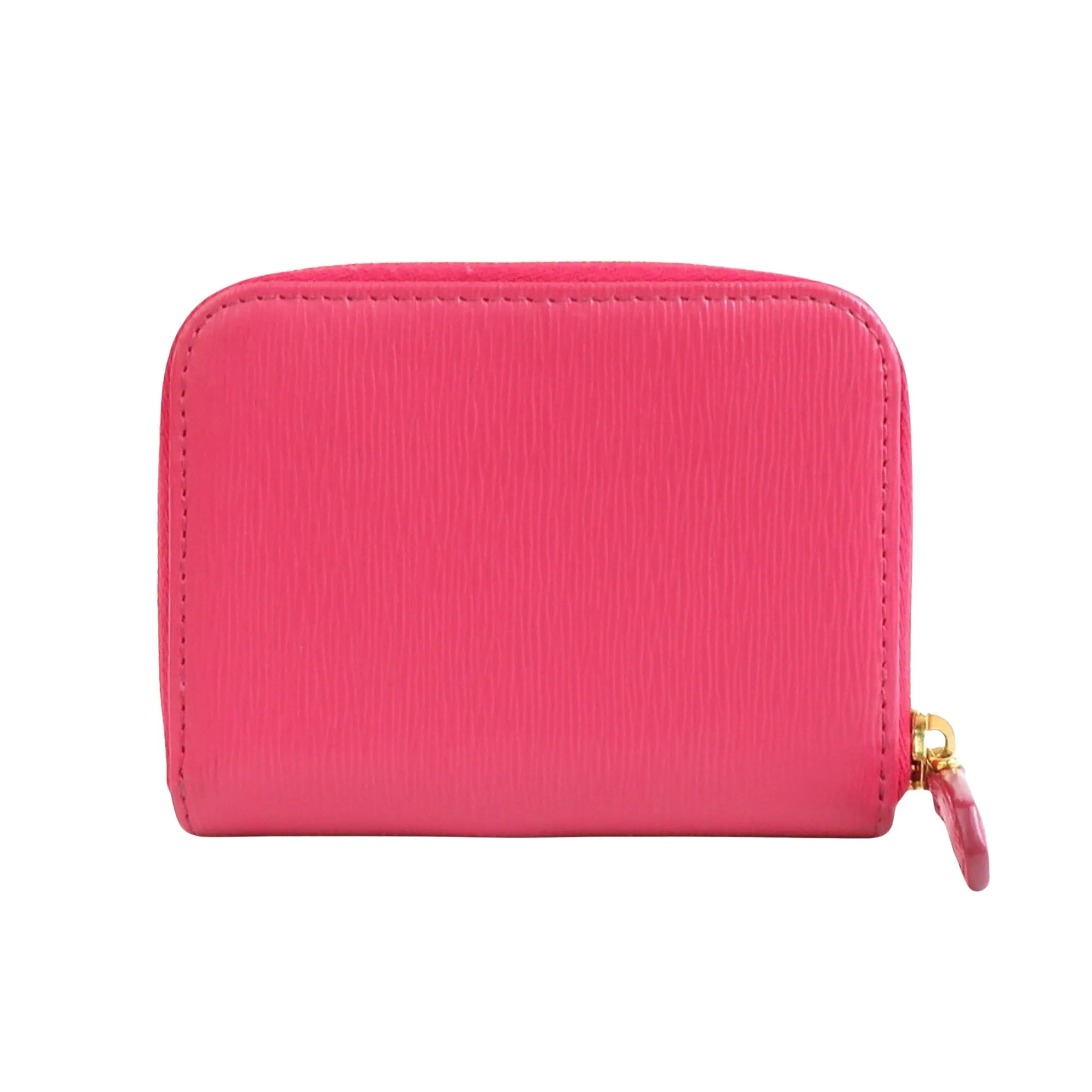 Prada Saffiano Pink Leather Accessories