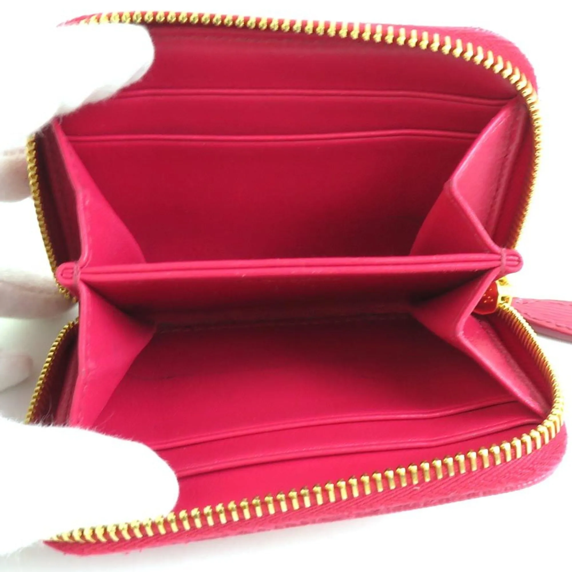Prada Saffiano Pink Leather Accessories