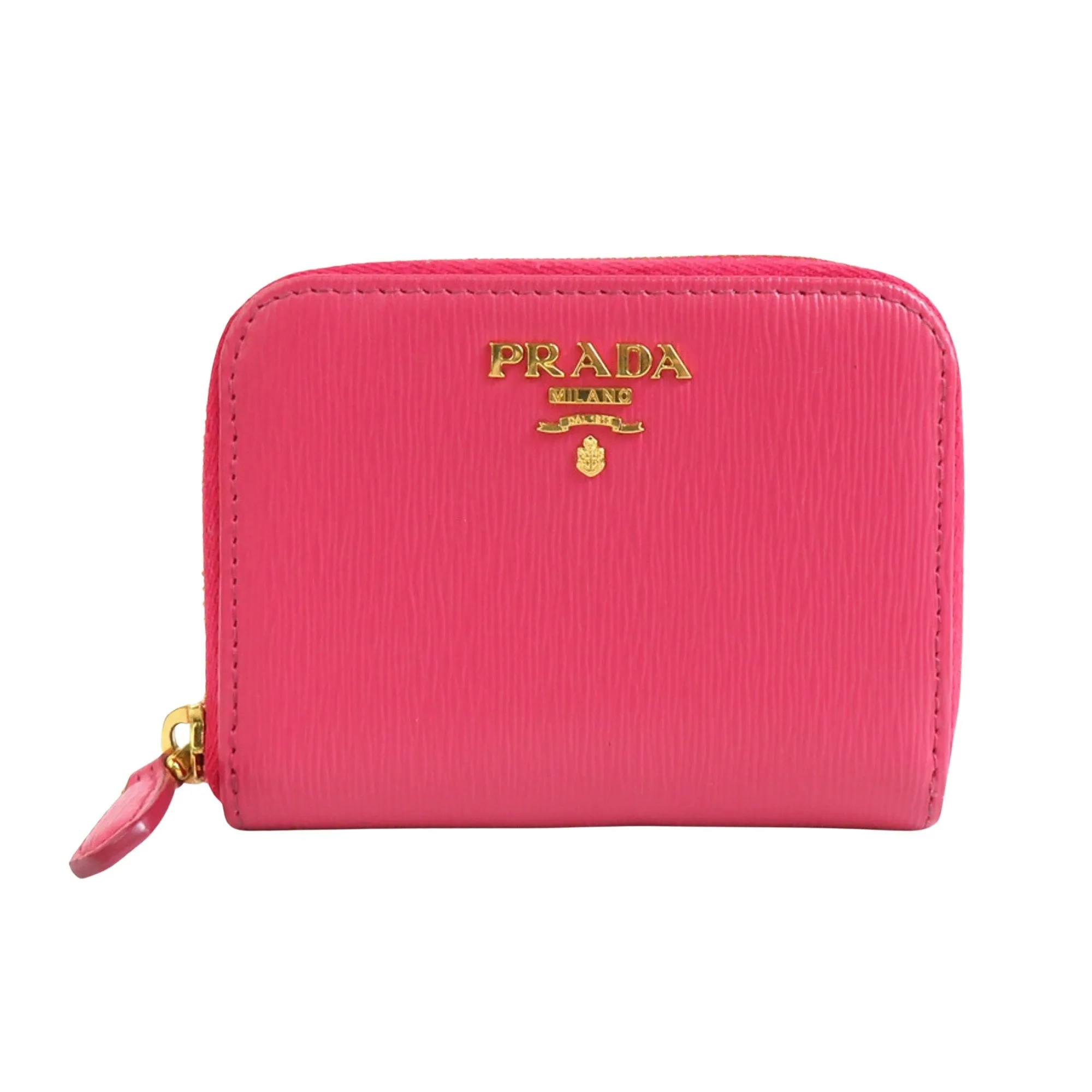 Prada Saffiano Pink Leather Accessories