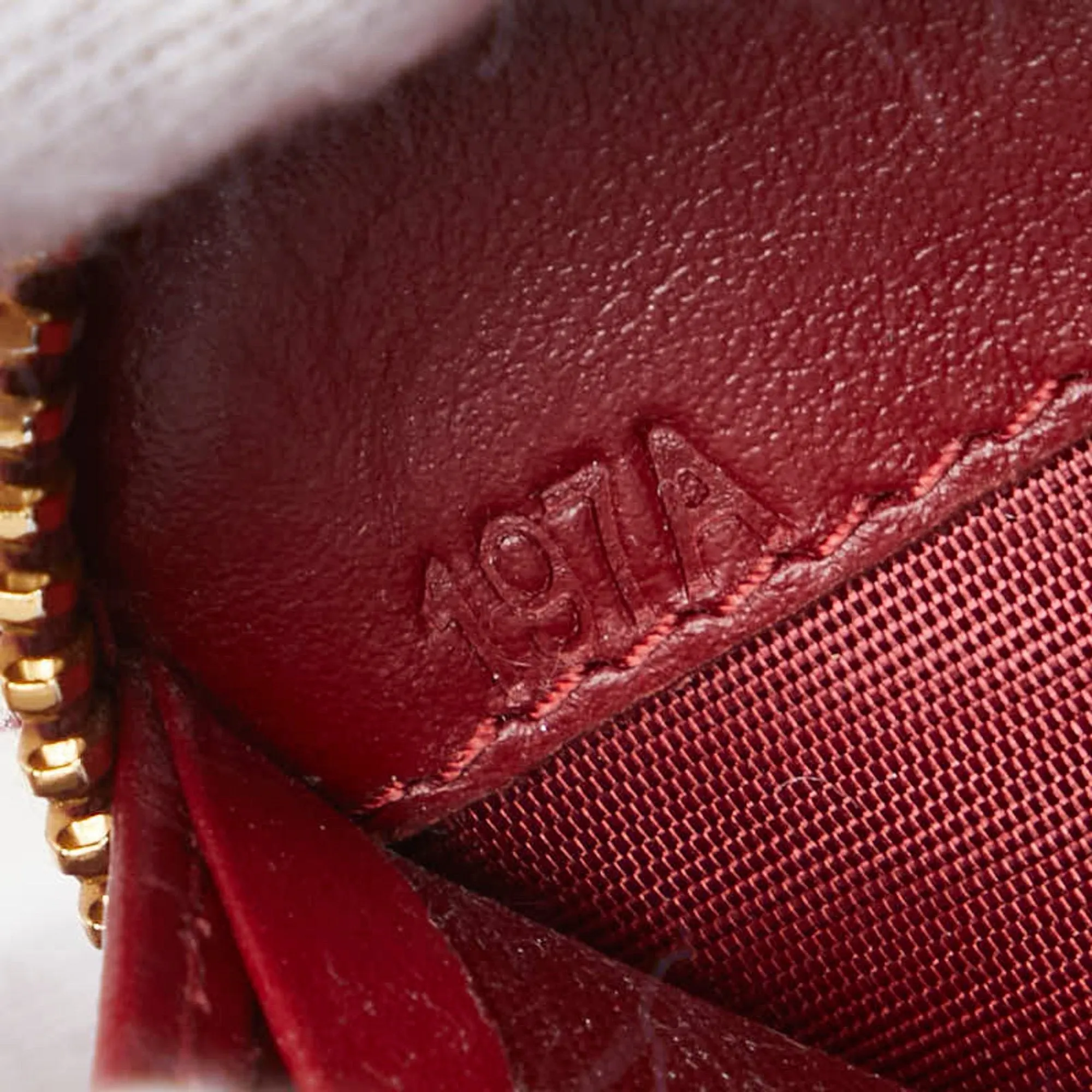 Prada Saffiano Red Leather Accessories