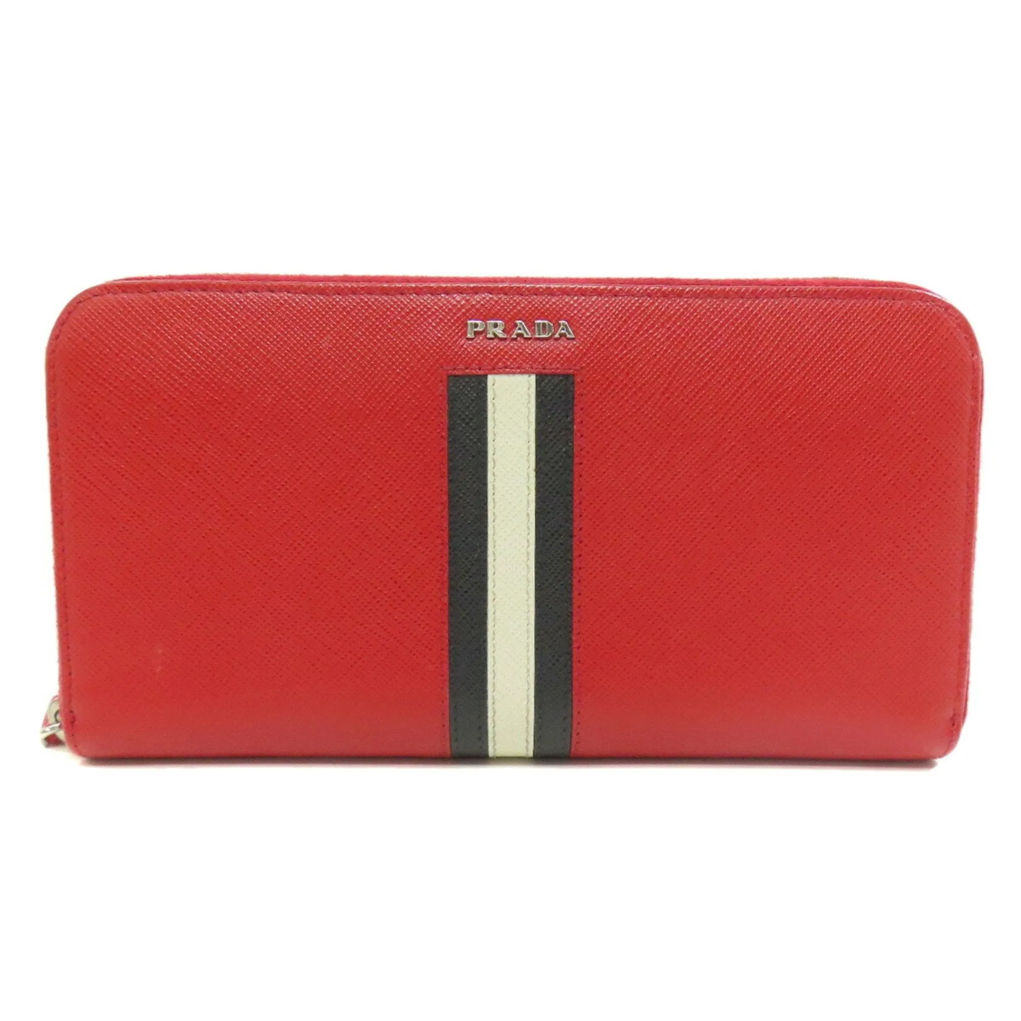 Prada Saffiano Red Leather Accessories