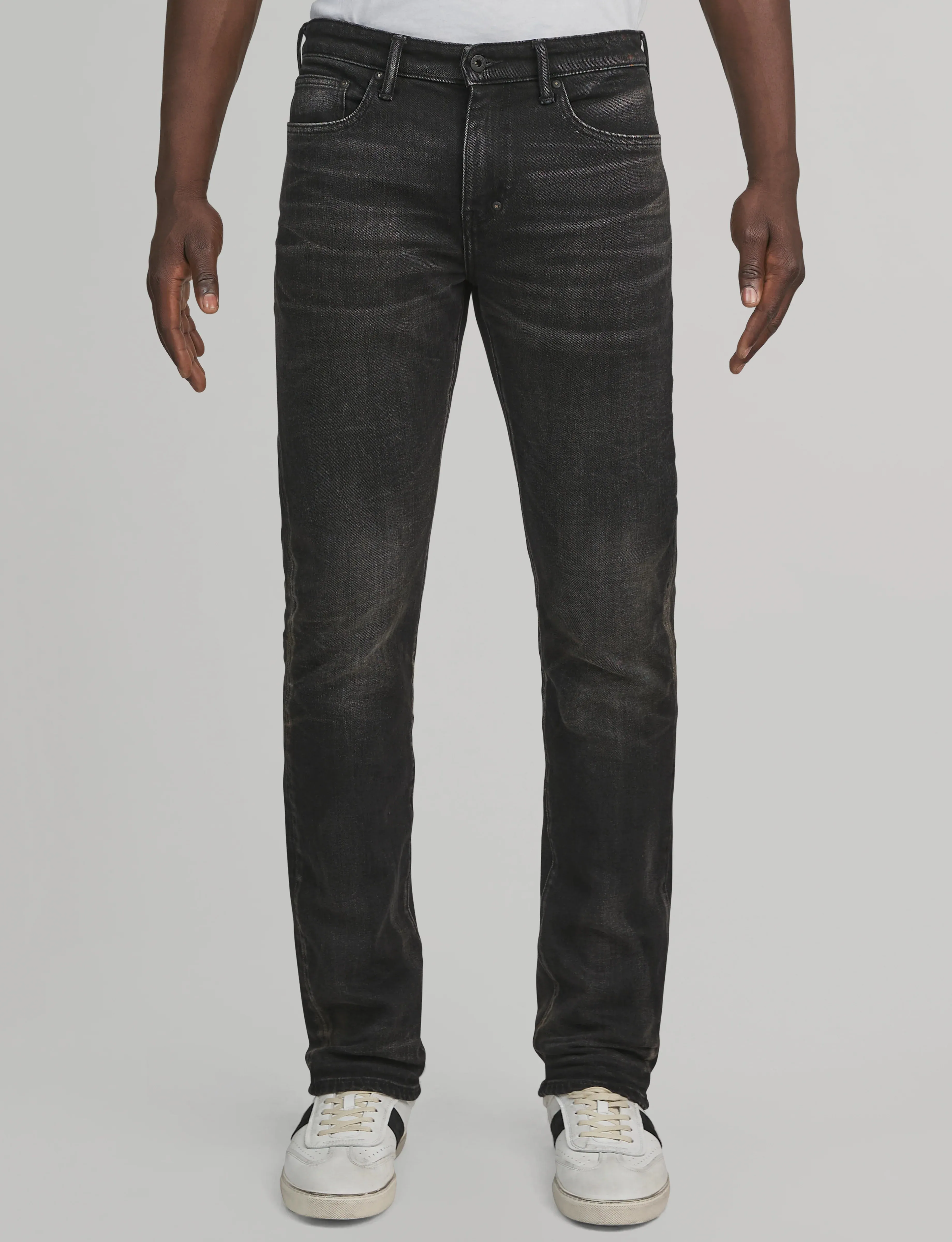 PRPS Black Straight Slim Fit Jeans