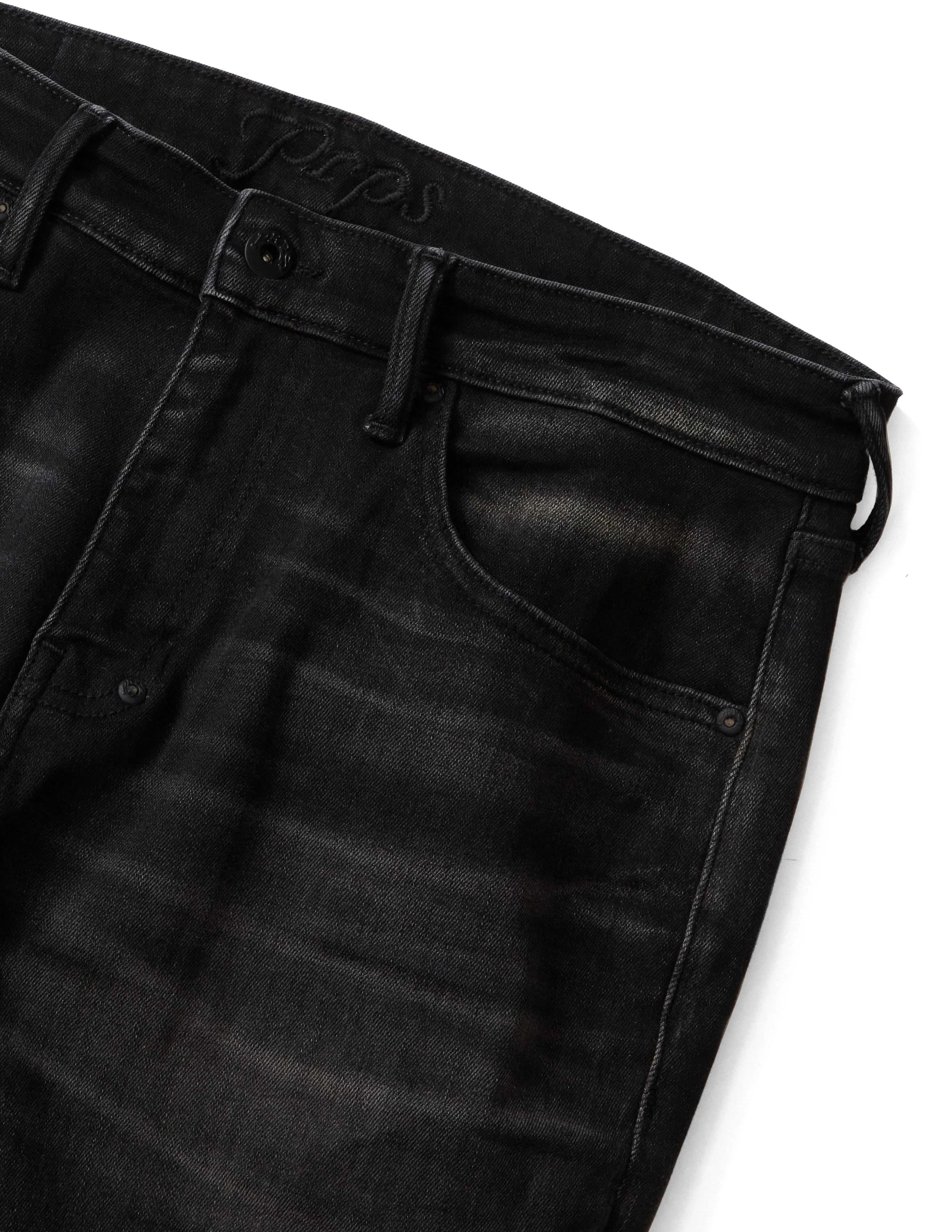 PRPS Black Straight Slim Fit Jeans