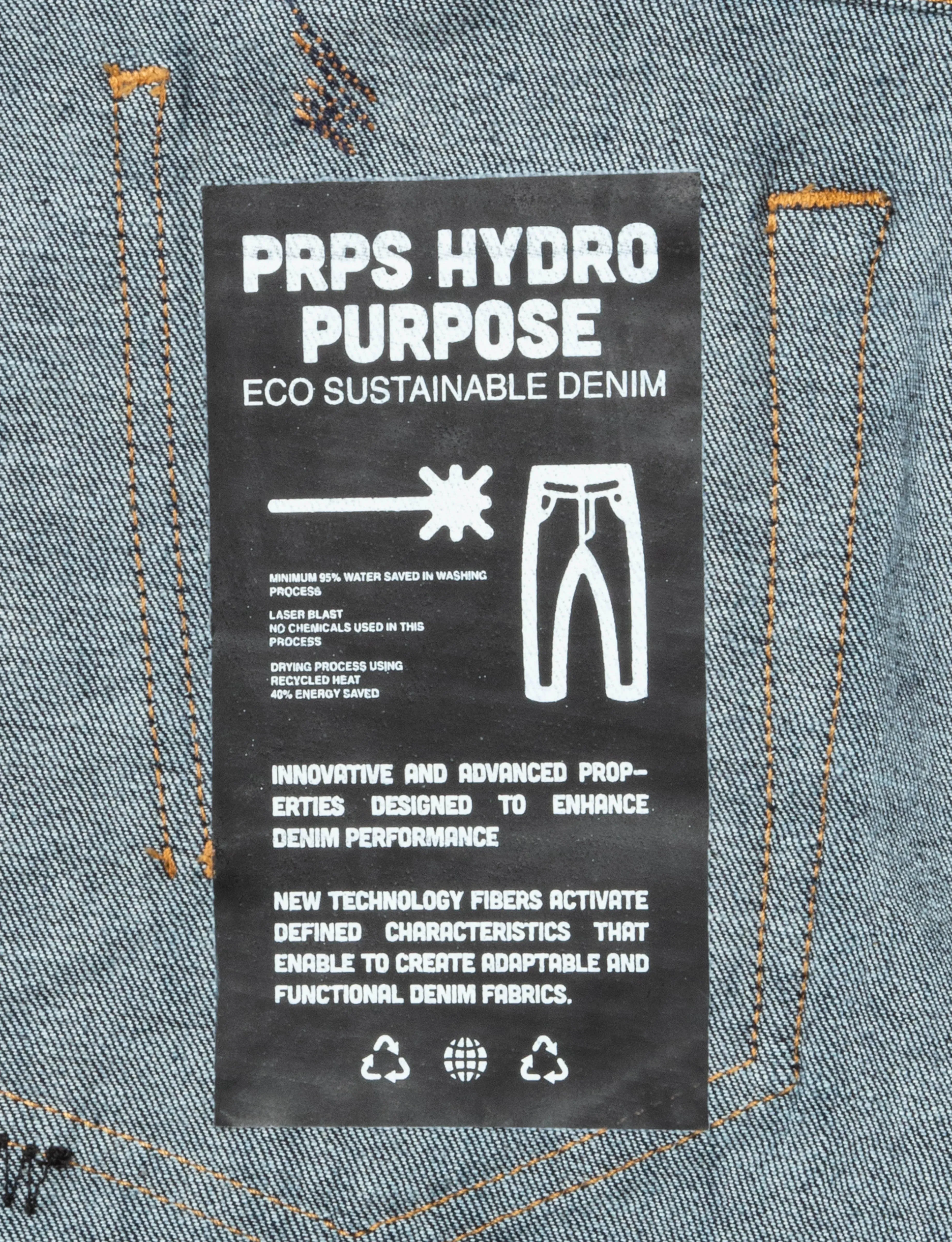 PRPS Black Wash Le Sabra Stretch Jeans