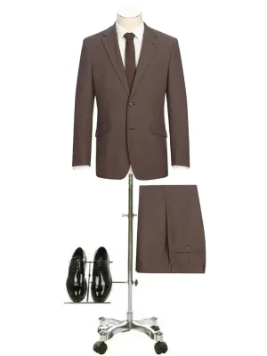 RENOIR | Slim Fit Suit | Tawny Brown 201-21SL