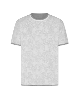 Reyes Reversible Burnout Crew Neck T-Shirt