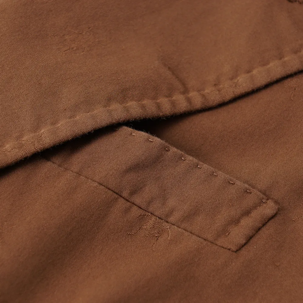 Roda Cocoa Brown Patterned Cotton Suit