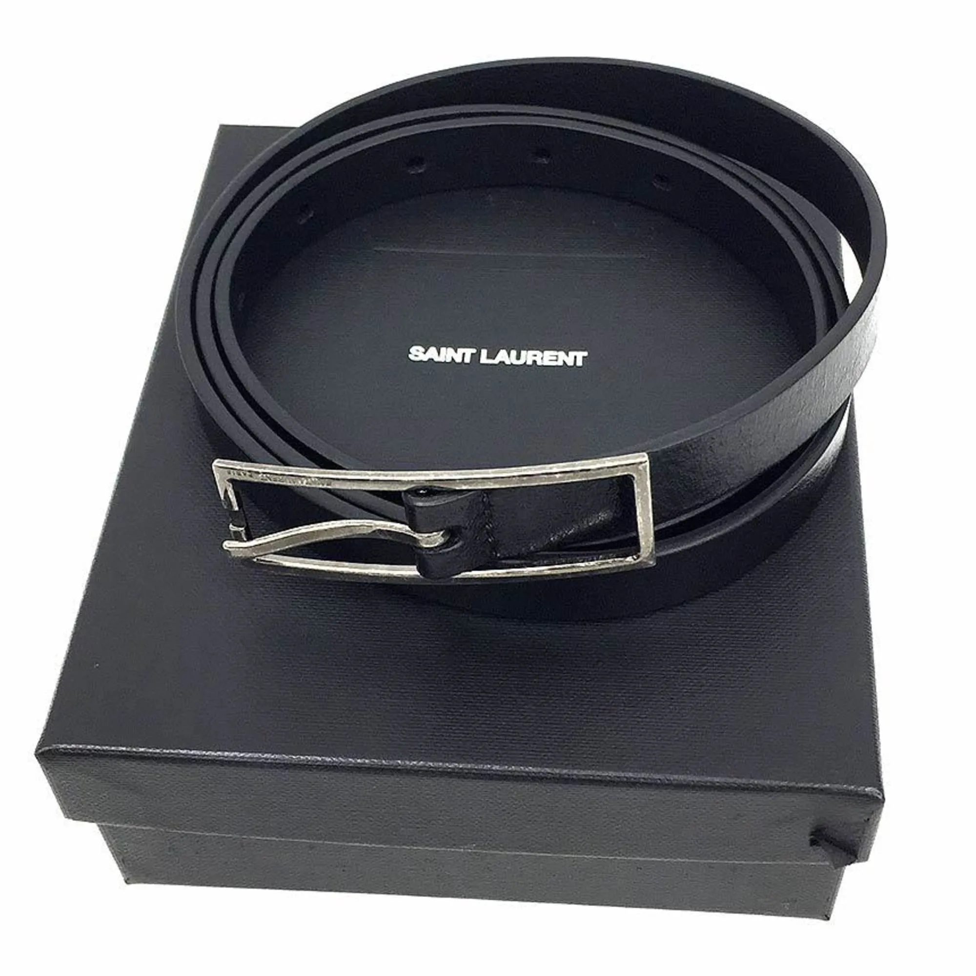 Saint Laurent Black Leather Accessories