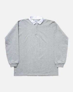 SOLID RUGBY SHIRT - GREY