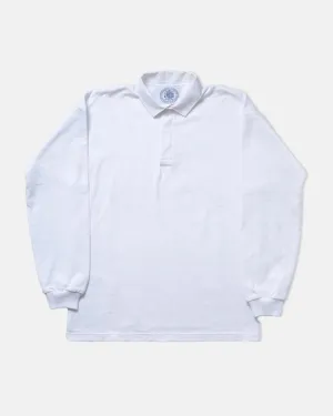 SOLID RUGBY SHIRT - WHITE