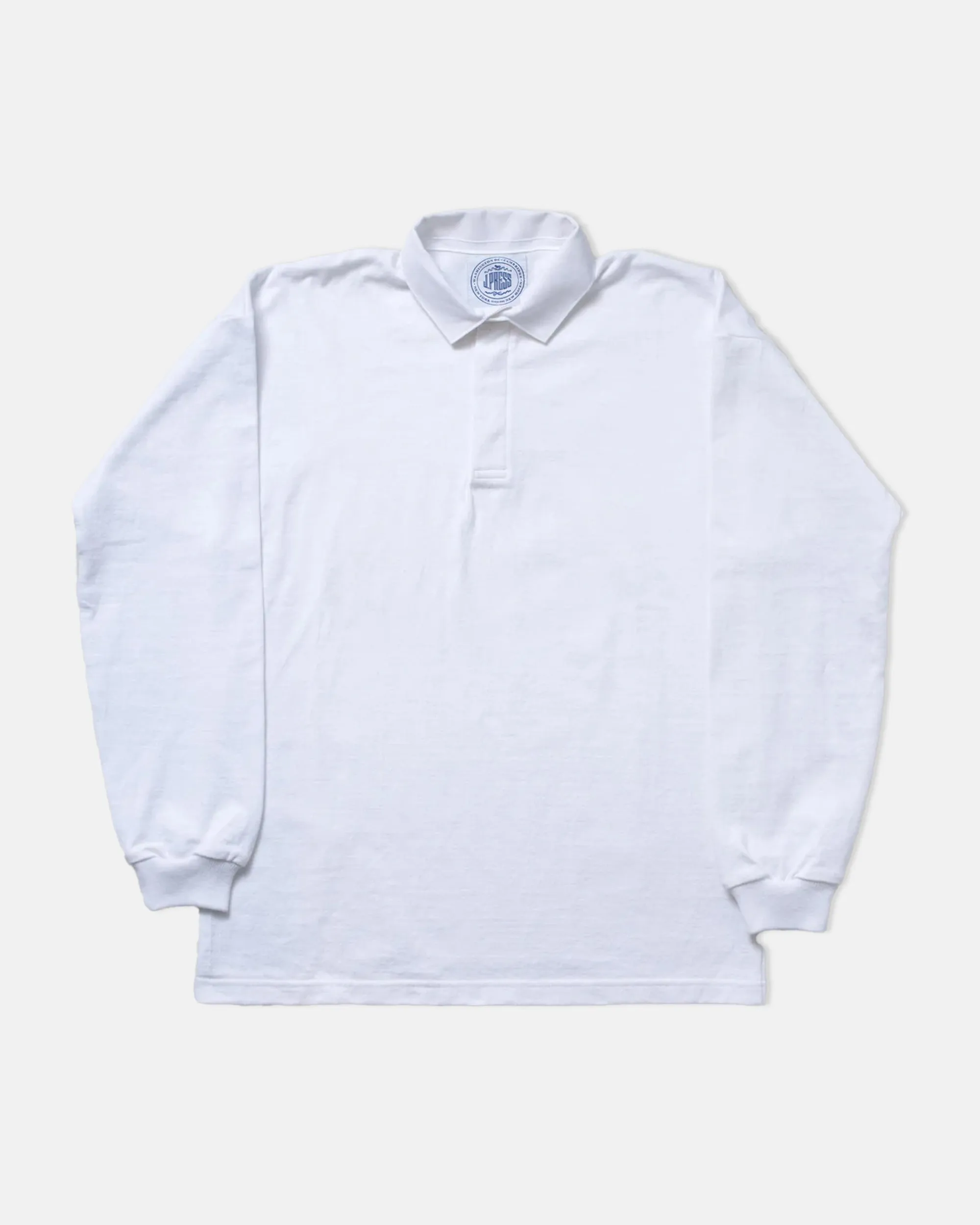 SOLID RUGBY SHIRT - WHITE