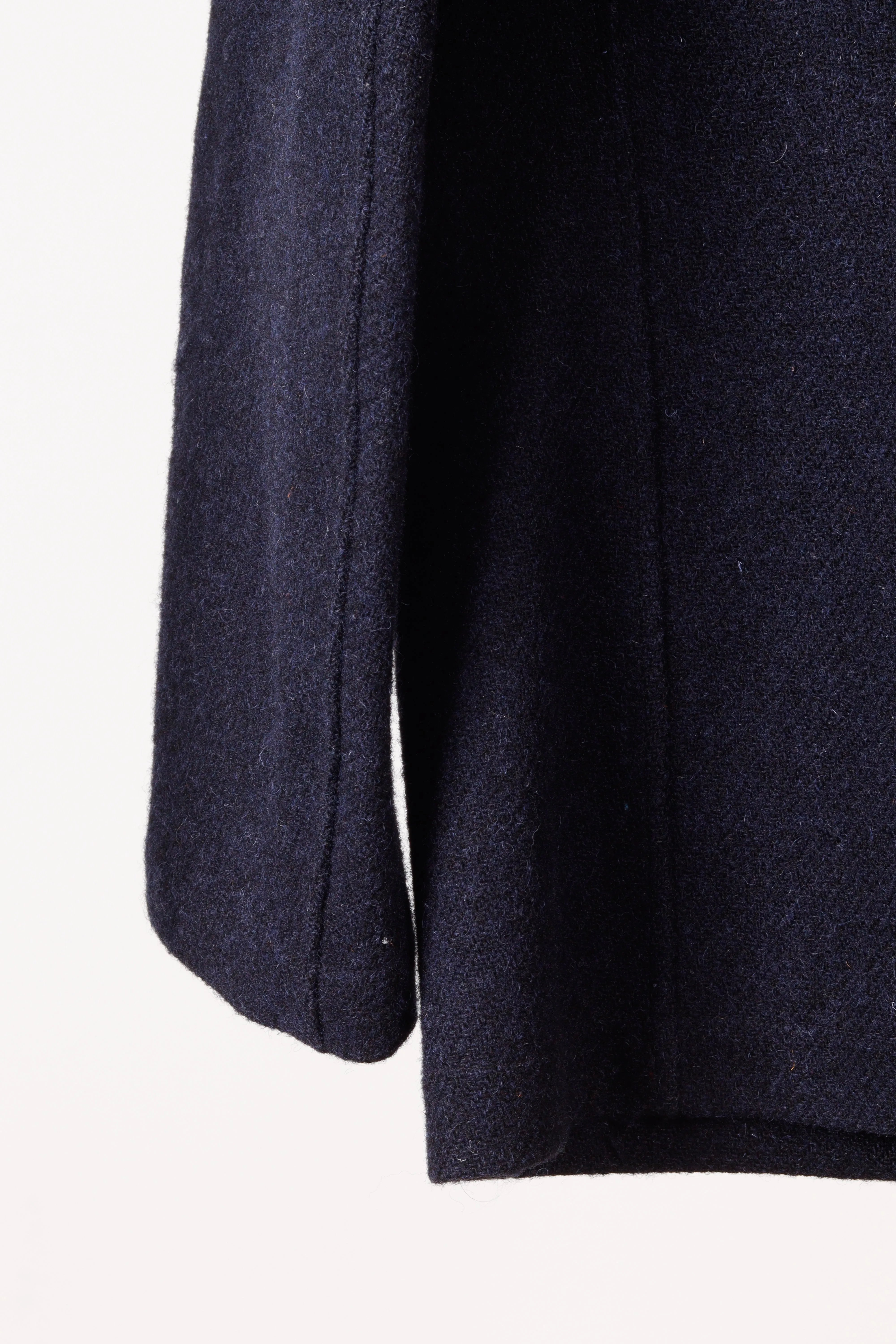Visvim AW08 'Harris Tweed Lieutenant' Pea Coat Navy (2008)