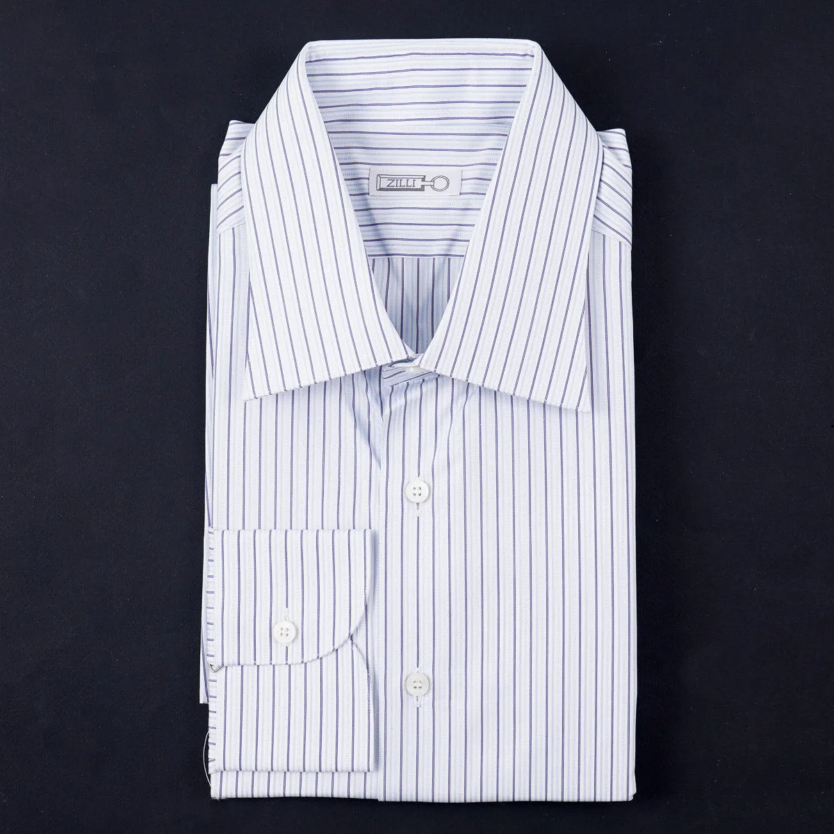 Zilli Tailored-Fit Cotton Dress Shirt